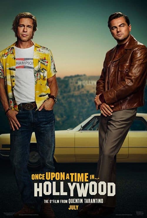 once upon a time in hollywood movie poster