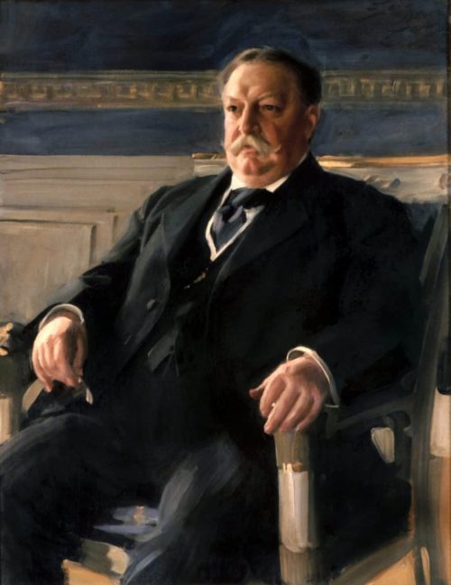 White House portrait of William Howard Taft zombieland spoilers without context 