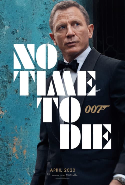 No Time To Die Daniel Craig movie poster