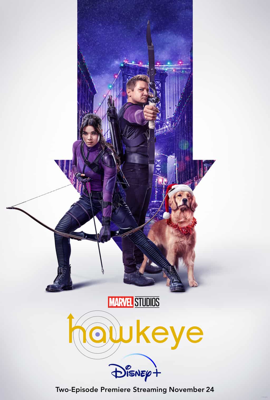 kate clint and lucky on hawkeye poster. Is this one OK for kids