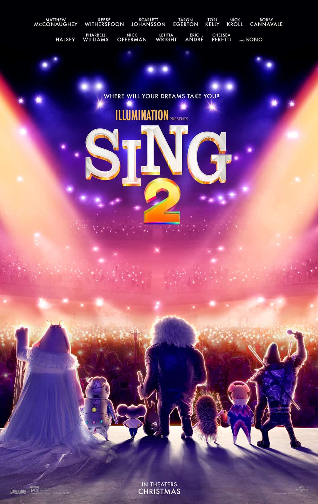 movie poster from Sing 2. Is Sing 2 kid-friendly? 
