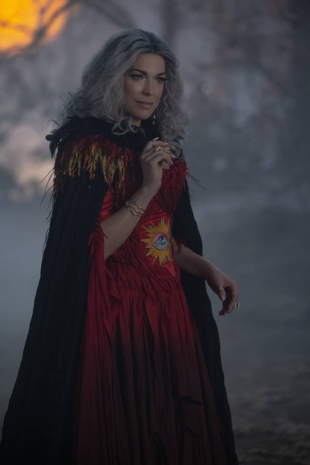 Hannah Waddingham as The Witch. Parents Guide for Hocus Pocus 2.