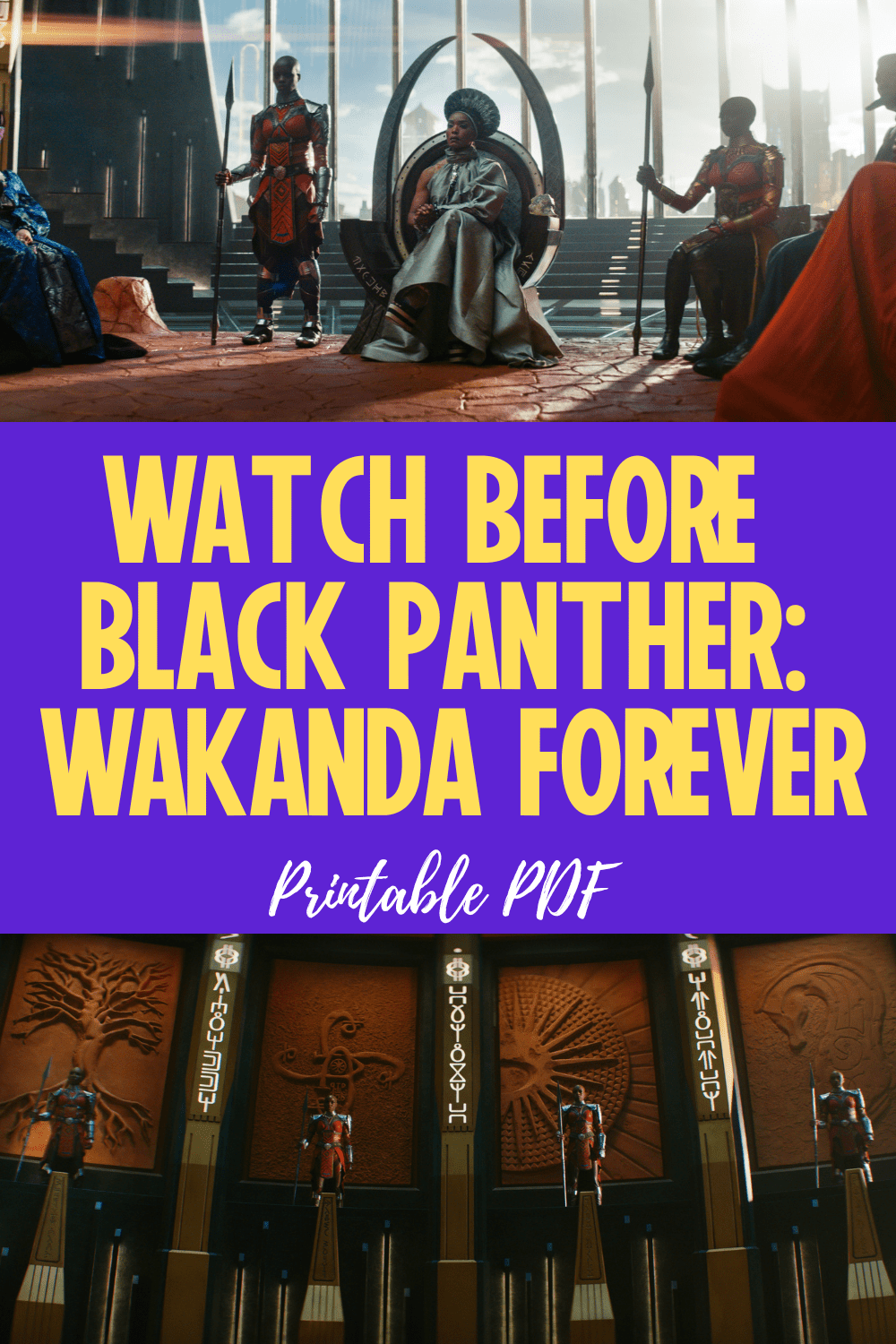 Marvel movies in order pdf: what to watch before Black Panther: Wakanda Forever.