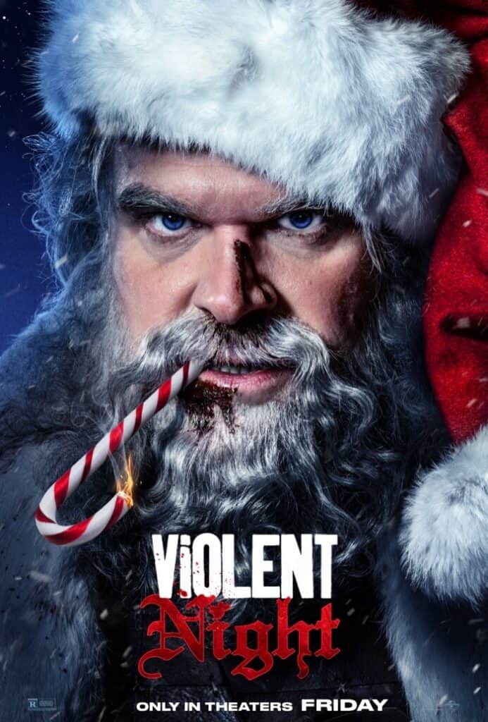 age rating of violent-night movie poster