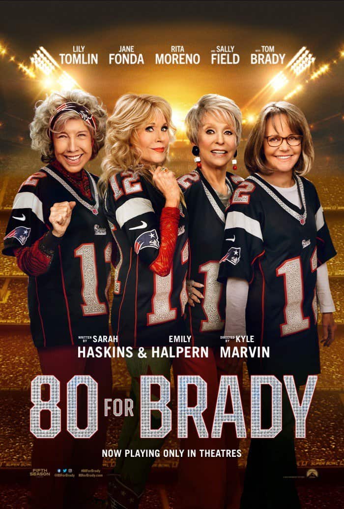 age rating of 80-for-brady parents guide. 