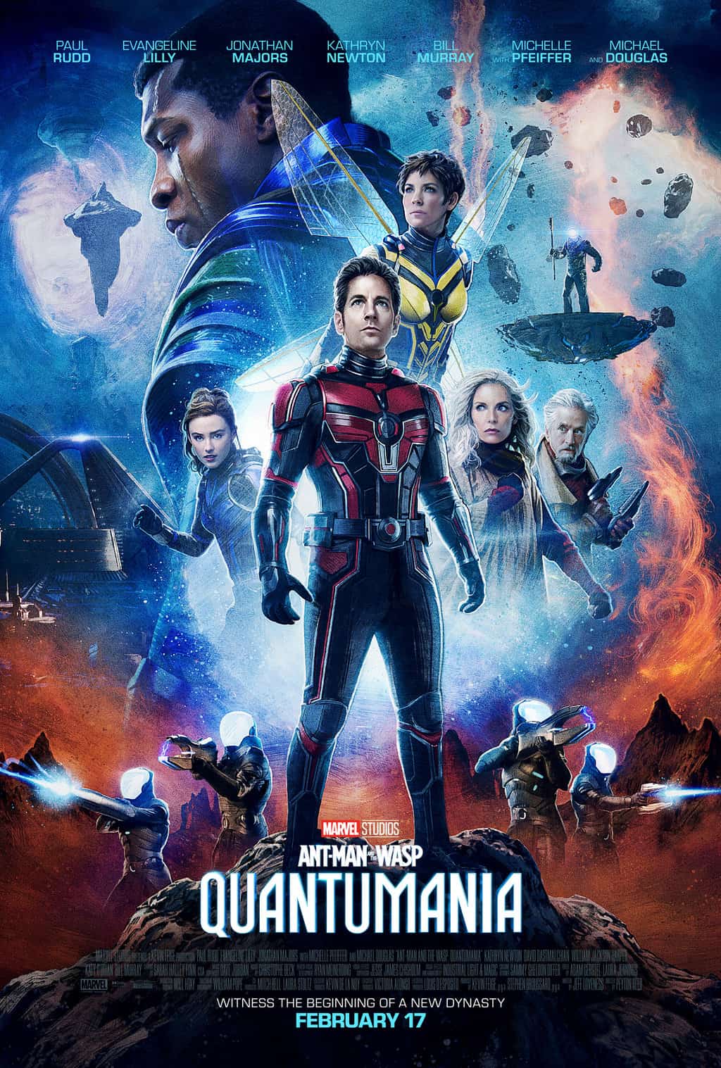 when can you pee during ANT-MAN AND THE WASP: QUANTUMANIA? Movie Poster.