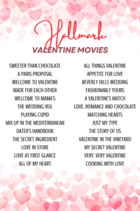 list of standout Valentine's Day movies
