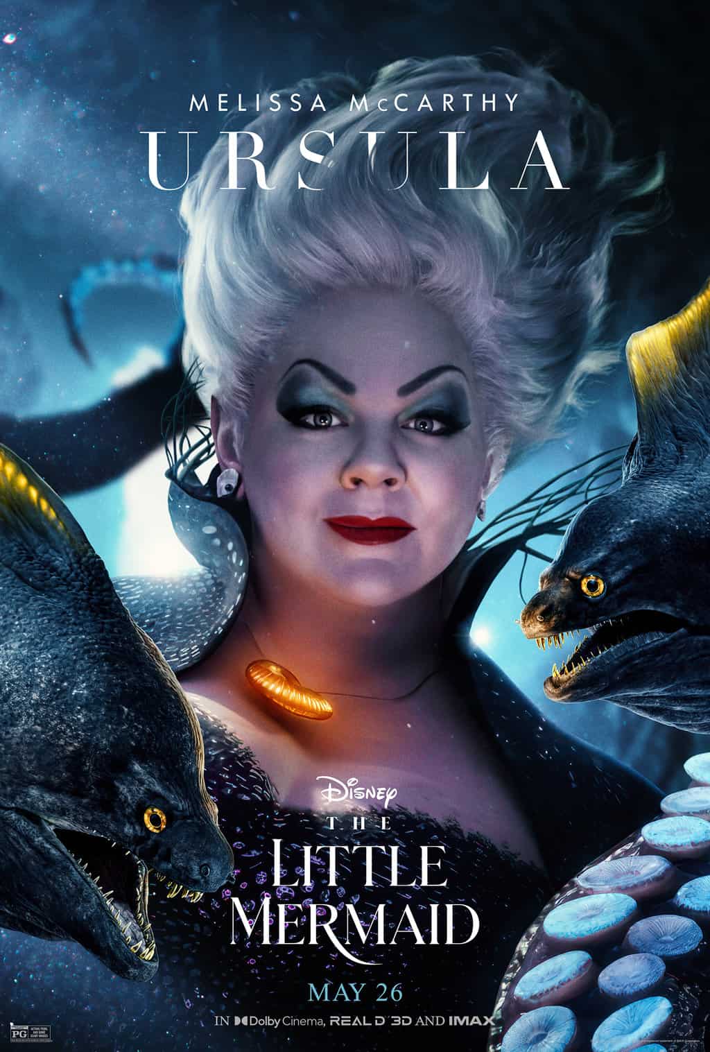 when can you pee during the little mermaid (2023). Ursula the sea witch poster. 