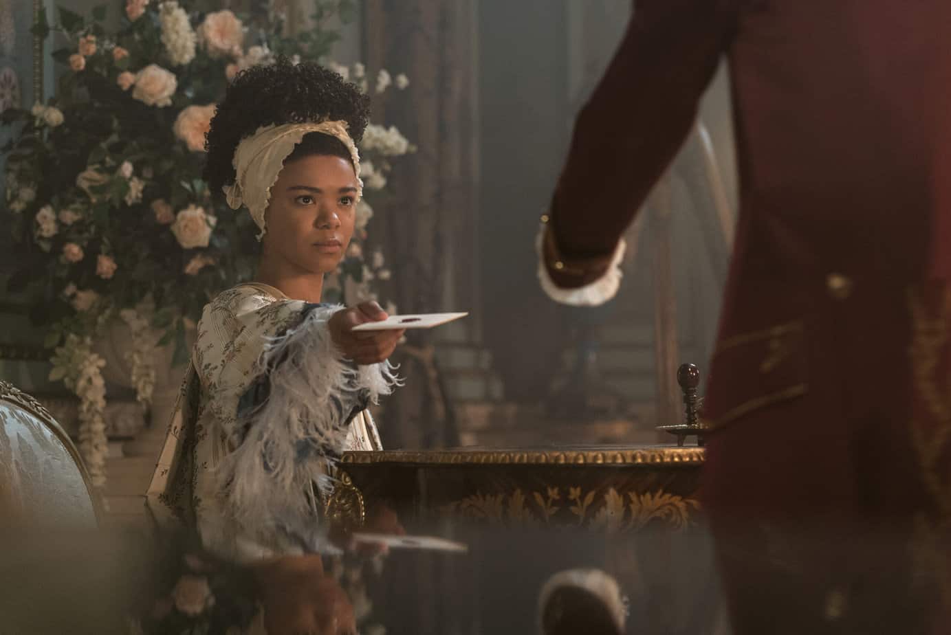 age rating of Queen Charlotte: A Bridgerton Story. India Amarteifio as Young Queen Charlotte in episode 105 of Queen Charlotte: A Bridgerton Story. Cr. Liam Daniel/Netflix © 2023