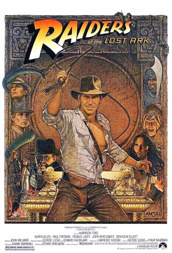 age rating of raiders of the lost ark: movie  poster